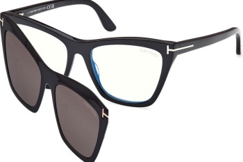 szemüvegeinket Tom Ford FT5971-B 001 Oversize Fekete