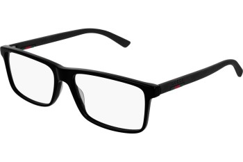 Okulary korekcyjne Gucci GG0424O 005 Prostokątne Czarne