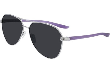 Okulary przeciwsłoneczne Nike City Aviator DJ0888 900 Pilotki (Aviator) Szare