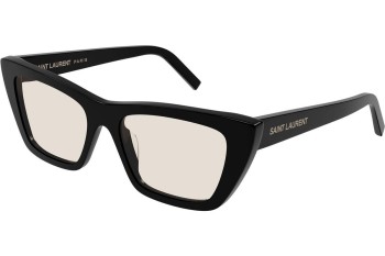 Okulary przeciwsłoneczne Saint Laurent SL276MICA 038 Kocie oczy Czarne