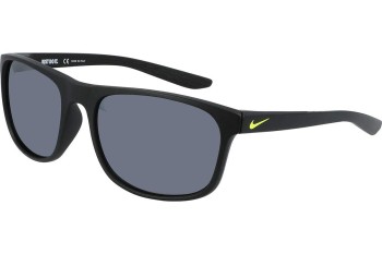 Okulary przeciwsłoneczne Nike Endure FJ2185 011 Prostokątne Czarne