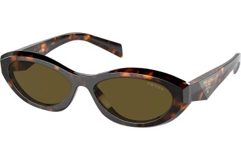 Ochelari de soare Prada PR26ZS 14L09Z Ovali Havana