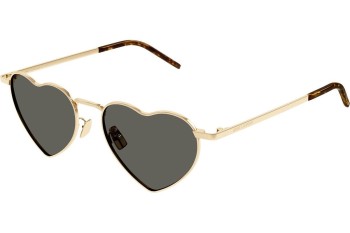 Okulary przeciwsłoneczne Saint Laurent SL301LOULOU 004 Nieregularny Złote