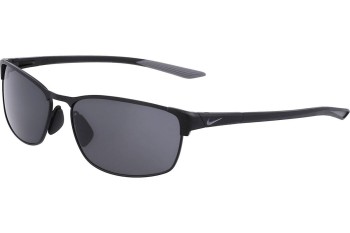 Okulary przeciwsłoneczne Nike Modern Metal DZ7364 010 Prostokątne Czarne