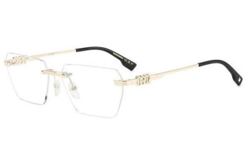 Okulary korekcyjne Dsquared2 D20102 3YG Nieregularny Złote