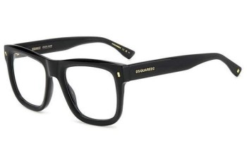 Okulary korekcyjne Dsquared2 D20114 807 Kwadratowe Czarne