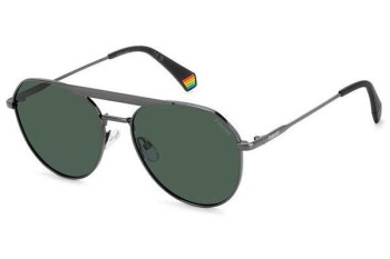 Okulary przeciwsłoneczne Polaroid PLD6211/S/X KJ1/UC Polarized Pilotki (Aviator) Szare