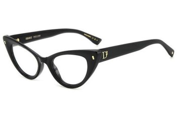 szemüvegeinket Dsquared2 D20116 807 Cat Eye Fekete