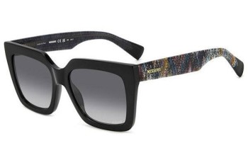 Okulary przeciwsłoneczne Missoni MIS0147/S 807/9O Kwadratowe Czarne