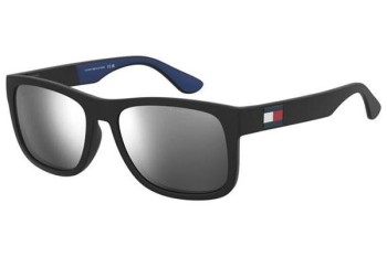 Okulary przeciwsłoneczne Tommy Hilfiger TH1556/N/S D51/T4 Kwadratowe Czarne