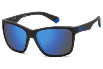 Ochelari de soare Polaroid Junior PLD8057/S 003/5X Polarized Pătrați Negri