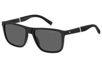 Solbriller Tommy Hilfiger TH2043/S 003/M9 Polarized Firkantet Sort