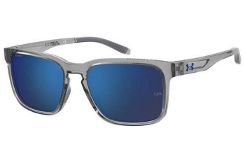 Слънчеви очила Under Armour UAASSIST 2 09V/JY Polarized Правоъгълни Сива