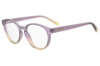 Okulary korekcyjne Love Moschino MOL626 789 Owalne Fioletowe