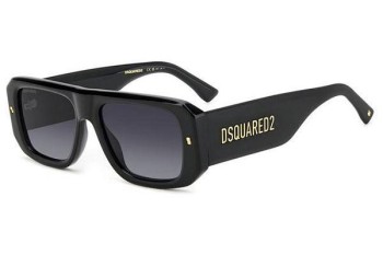 Okulary przeciwsłoneczne Dsquared2 D20107/S 807/9O Prostokątne Czarne