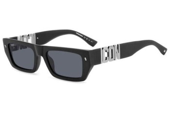 Okulary przeciwsłoneczne Dsquared2 ICON0011/S 003/IR Prostokątne Czarne