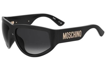 Okulary przeciwsłoneczne Moschino MOS174/S 807/9O Prostokątne Czarne