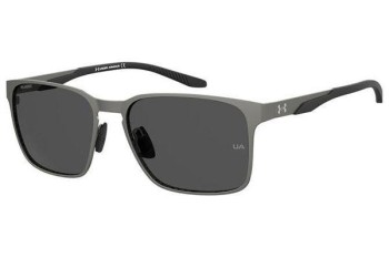 Okulary przeciwsłoneczne Under Armour UAASSIST MTL/G 5MO/M9 Polarized Kwadratowe Szare