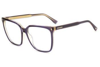 Okulary korekcyjne Dsquared2 D20115 S2N Kwadratowe Brązowe