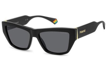 Okulary przeciwsłoneczne Polaroid PLD6210/S/X 807/M9 Polarized Kocie oczy Czarne