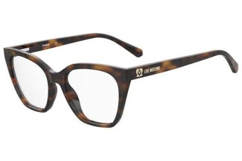 Okulary korekcyjne Love Moschino MOL627 086 Kwadratowe Havana