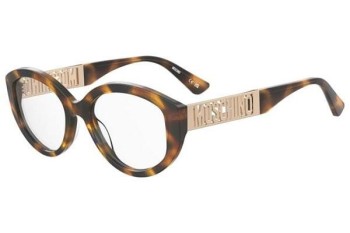 szemüvegeinket Moschino MOS640 086 Ovális Havana