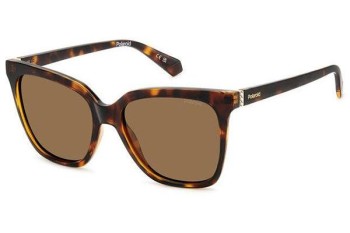 Ochelari de soare Polaroid PLD4155/S/X 086/SP Polarized Pătrați Havana