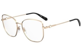 Okulary korekcyjne Love Moschino MOL601 000 Kwadratowe Złote