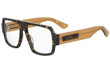 Okulary korekcyjne Moschino MOS644 086 Flat Top Havana