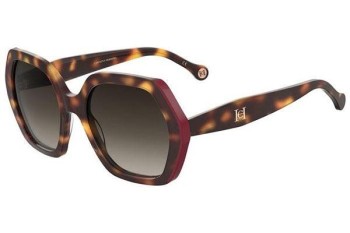 Okulary przeciwsłoneczne Carolina Herrera HER0181/S O63/HA Nieregularny Havana