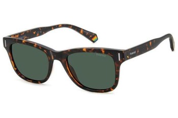 Ochelari de soare Polaroid PLD6206/S 086/UC Polarized Dreptunghiulari Havana