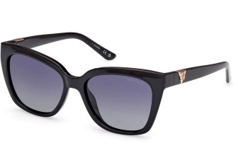 Zonnebril Guess GU7878 01D Polarized Vierkant Zwart