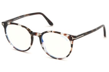 Okulary korekcyjne Tom Ford FT5575-B 055 Okrągłe Havana