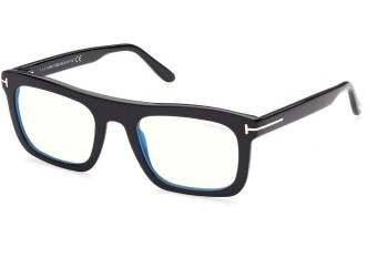 Okulary korekcyjne Tom Ford FT5757-B 001 Prostokątne Czarne