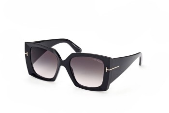 Okulary przeciwsłoneczne Tom Ford Jacquetta FT0921 01B Kwadratowe Czarne