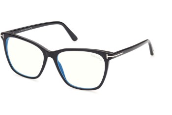 Okulary korekcyjne Tom Ford FT5762-B 001 Kwadratowe Czarne