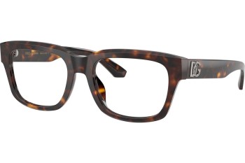 Okulary korekcyjne Dolce & Gabbana DG3416 502 Kwadratowe Havana Okulary korekcyjne Dolce & Gabbana DG3416 502 Kwadratowe Havana