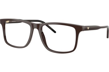 Okulary korekcyjne Emporio Armani EA3257 6255 Kwadratowe Brązowe