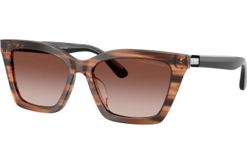 Okulary przeciwsłoneczne Emporio Armani EA4250U 626613 Kocie oczy Havana