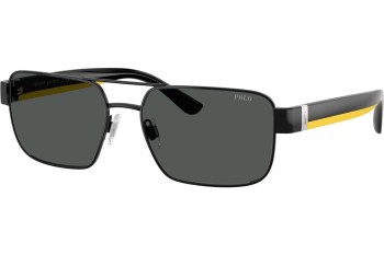 Okulary przeciwsłoneczne Polo Ralph Lauren PH3161 922387 Prostokątne Czarne Okulary przeciwsłoneczne Polo Ralph Lauren PH3161 922387 Prostokątne Czarne