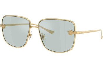 Okulary przeciwsłoneczne Versace VE2282 10029C Kwadratowe Złote