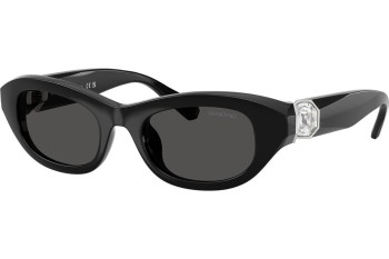 Okulary przeciwsłoneczne Swarovski SK6036U 103887 Owalne Czarne