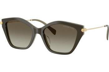 Okulary przeciwsłoneczne Michael Kors Catskills MK2246U 40193M Kocie oczy Zielone