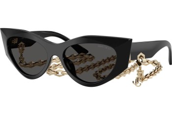 Okulary przeciwsłoneczne Jimmy Choo JC5045U 500087 Kocie oczy Czarne