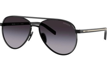 Okulary przeciwsłoneczne Prada PRB57S AAV90A Pilotki (Aviator) Czarne
