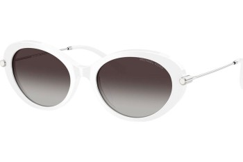 Okulary przeciwsłoneczne Michael Kors Rockaway MK2245U 31008G Owalne Białe Okulary przeciwsłoneczne Michael Kors Rockaway MK2245U 31008G Owalne Białe