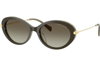 Okulary przeciwsłoneczne Michael Kors Rockaway MK2245U 40193M Owalne Zielone Okulary przeciwsłoneczne Michael Kors Rockaway MK2245U 40193M Owalne Zielone