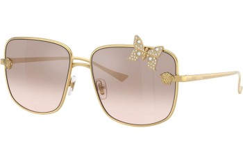 Okulary przeciwsłoneczne Versace VE2282 10028Z Kwadratowe Złote