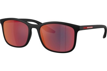 Okulary przeciwsłoneczne Prada Linea Rossa PSA08S 1BO08F Kwadratowe Czarne Okulary przeciwsłoneczne Prada Linea Rossa PSA08S 1BO08F Kwadratowe Czarne