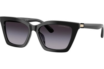 Okulary przeciwsłoneczne Emporio Armani EA4250U 50178G Kocie oczy Czarne